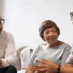 family discussing a problem