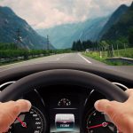 hands on steering wheel